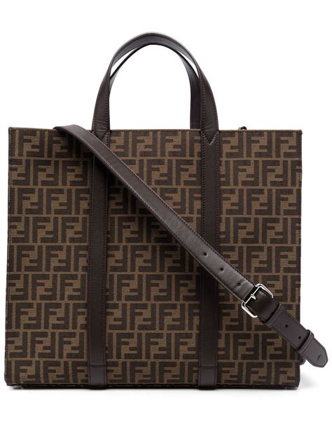 fendi ff motif jacquard tote bag|FENDI FF jacquard.